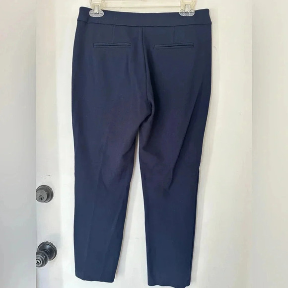 J. McLaughlin Ponte Pull On Ankle navy Pants size 2 - Picture 2 of 5